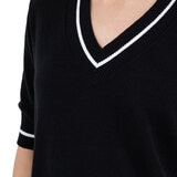 Cristina B Suéter para Dama Negro Chica