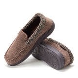 Dearfoams Pantuflas para Caballero Café Mediana Dearfoams Pantuflas para Caballero Café Mediana