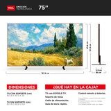 TCL Pantalla 75" QLED 4K NXTVISION Google TV