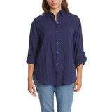 Gloria Vanderbilt Blusa para Dama Azul Mediana