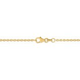 Collar con Dije de Nudo de Corazón, Oro 14k Collar con Dije de Nudo de Corazón, Oro 14k