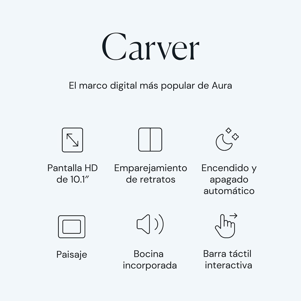 Aura Marco Digital para Fotos de 10.1"