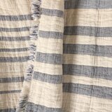 Life Comfort, Frazada Reversible de Algodón, Lineas Azul/Blanco Life Comfort, Frazada Reversible de Algodón, Lineas Azul/Blanco