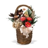 Daysa, Arreglo de Flores Preservadas en Canasta Natural