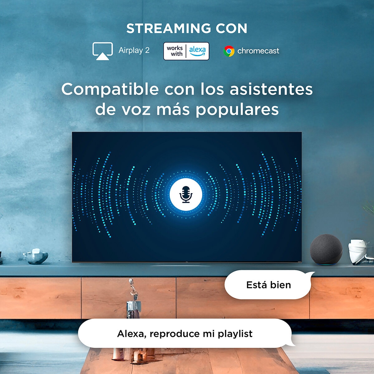 TCL Pantalla 55" 4K UHD Google TV