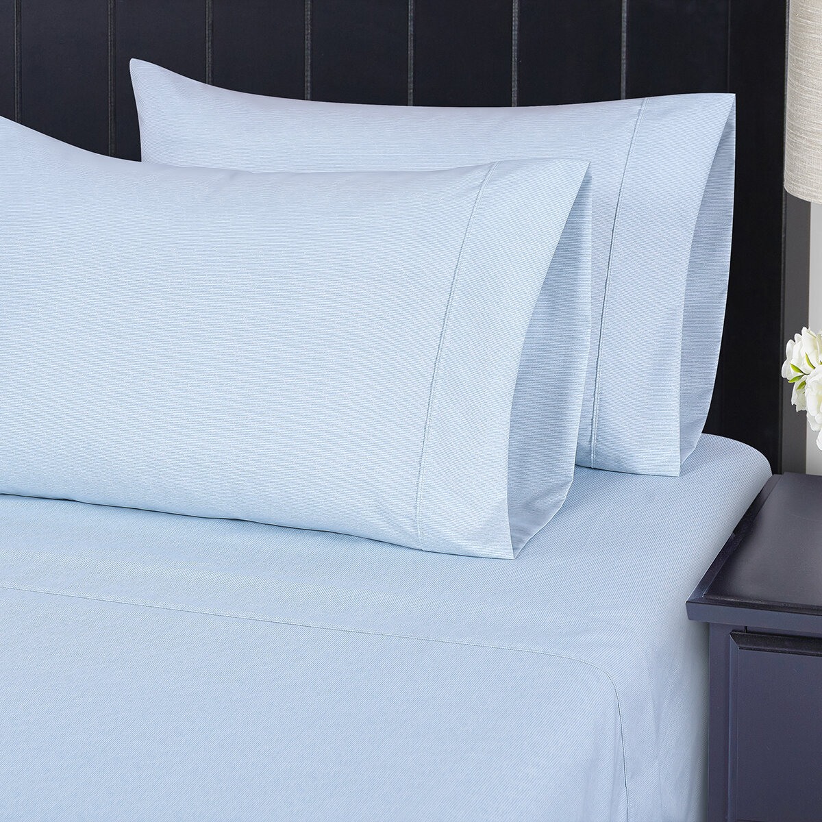 South Point Home Fashions, Juego de Sábanas Tamaño King, 6 Piezas, Ripple Texture