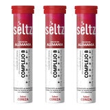 Seltz Complejo B 3 Tubos con 20 Tabletas Efervescentes c/u Sabor Cereza Seltz Complejo B 3 Tubos con 20 Tabletas Efervescentes c/u Sabor Cereza
