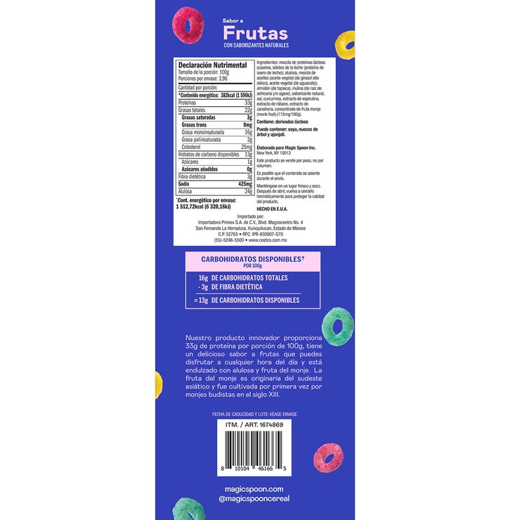 Magic Spoon Cereal con Proteína Sabor a Frutas 396 g