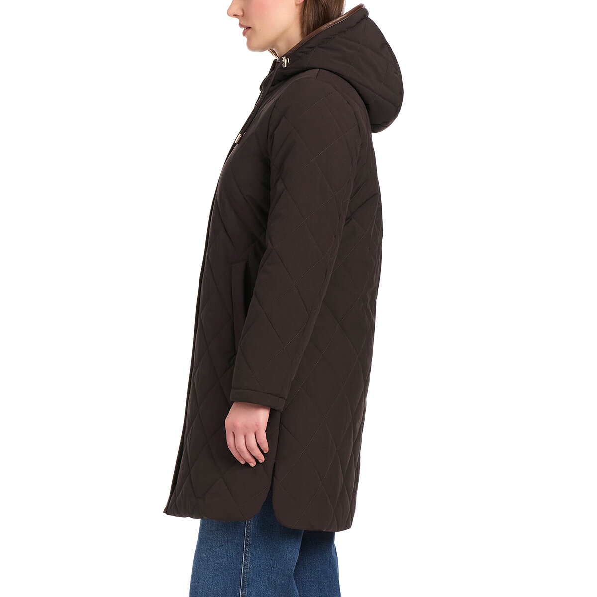 Vince Camuto Chamarra para Dama Café Mediana