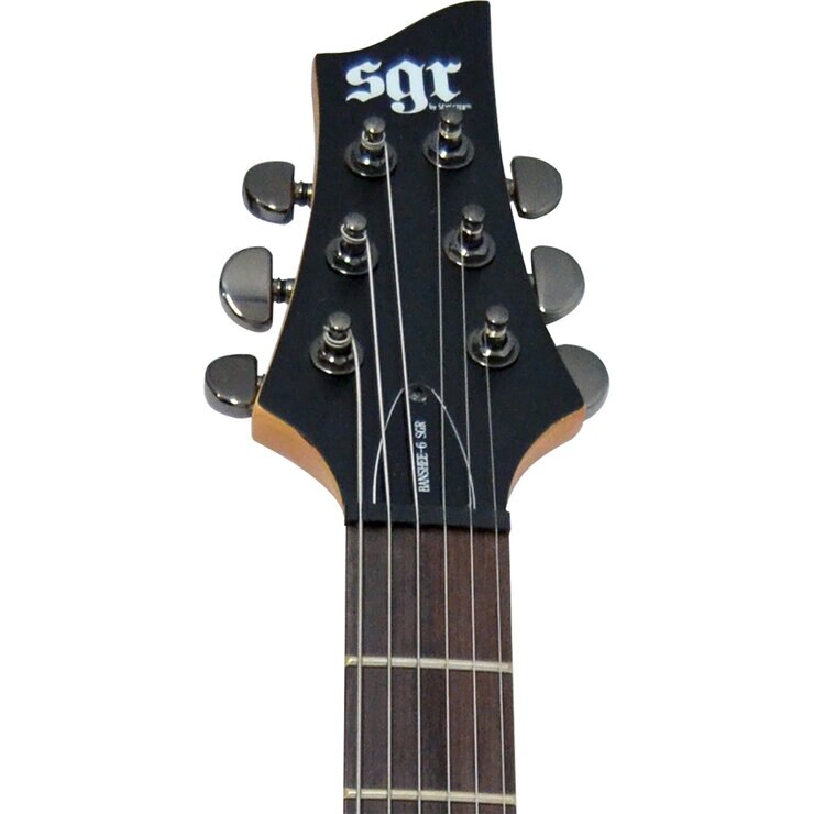 SGR By Schecter Guitarra Eléctrica Banshee-6 Negro Satinado