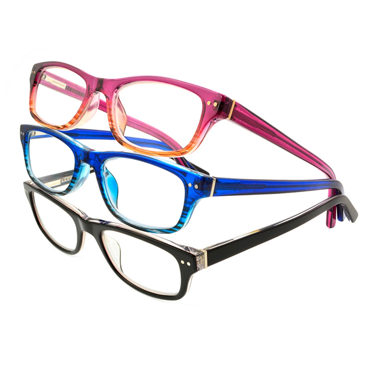 Design Optics by Foster Grant, +2.25, lentes para lectura, 3piezas