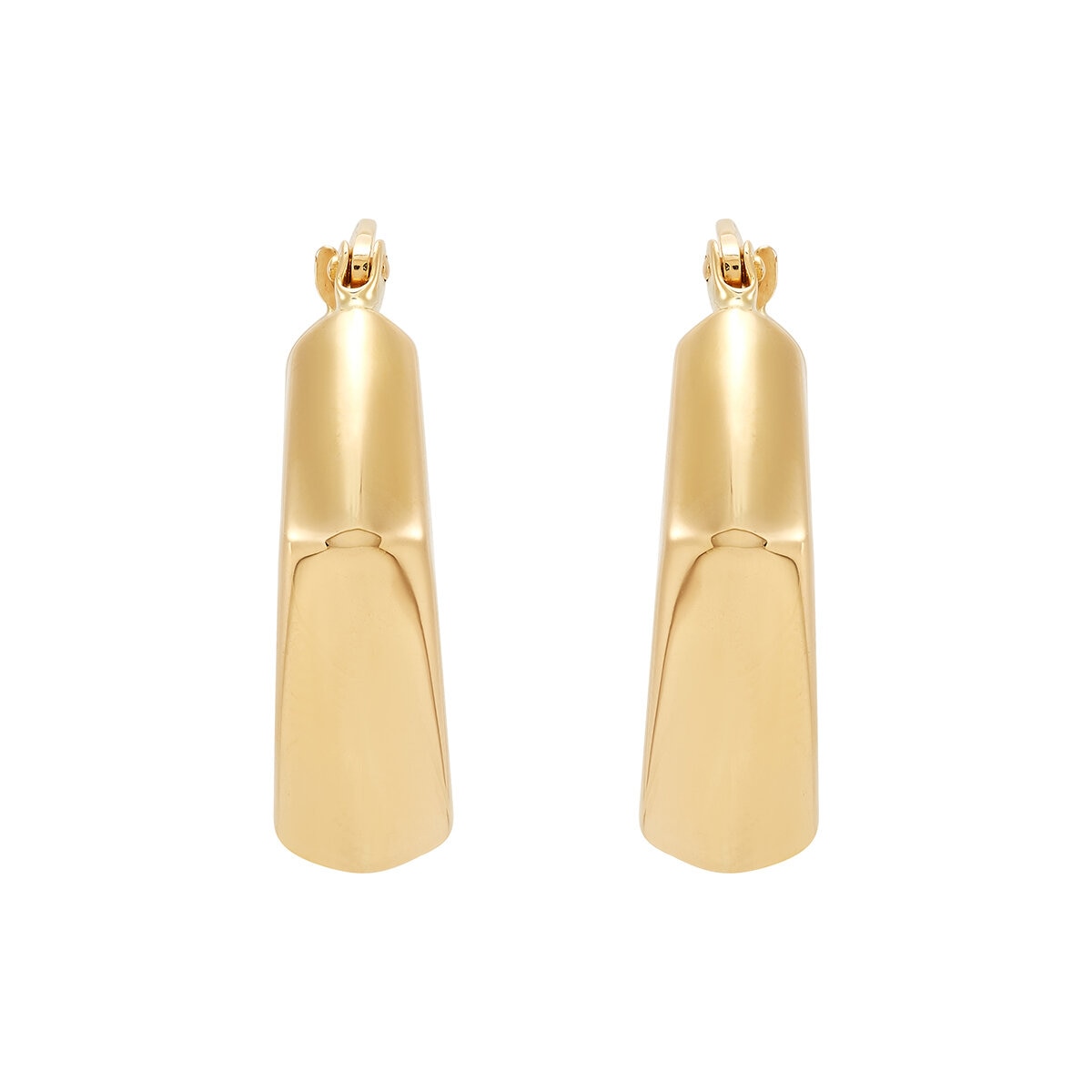 Aretes, Arracadas Forma Diamante, Oro Amarillo 14K