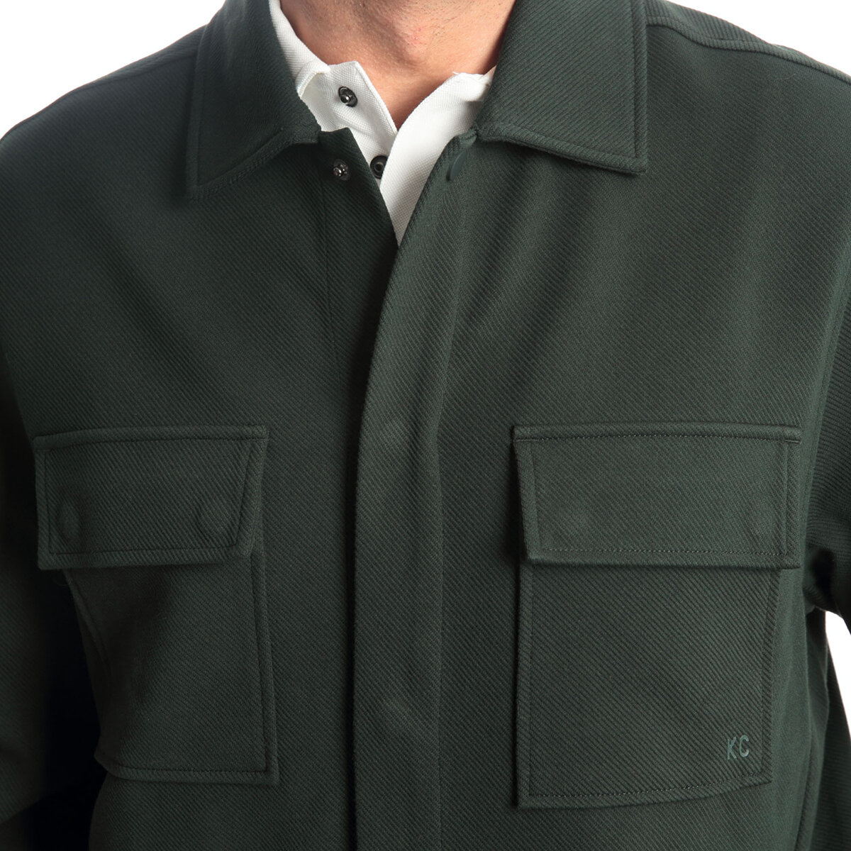 Kenneth Cole Sobrecamisa para Caballero Verde Grande Kenneth Cole Sobrecamisa para Caballero Verde Grande
