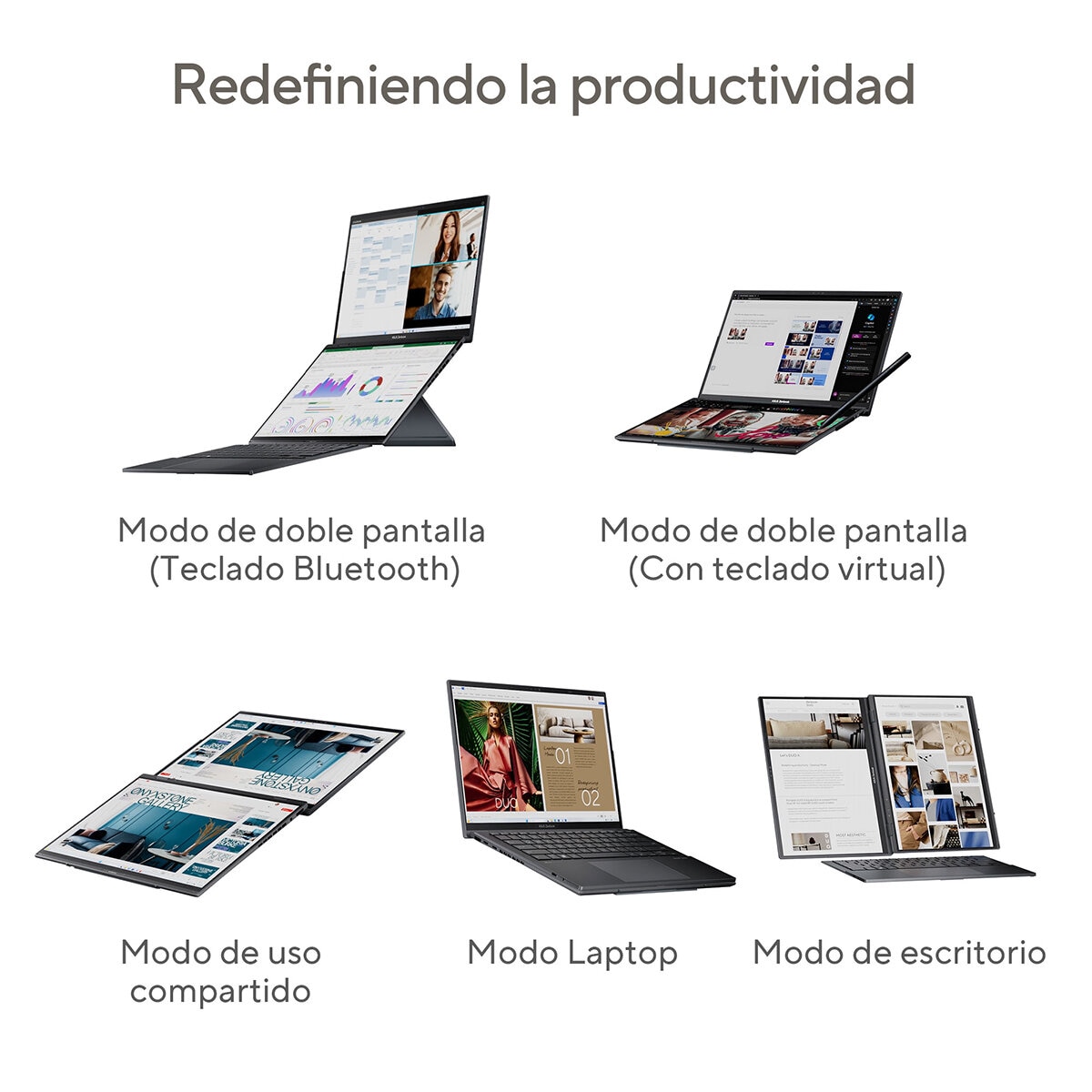 ASUS Zenbook DUO Laptop 14" 3K OLED Dual Intel Core Ultra 9 Series 2 32 GB 2TB SSD