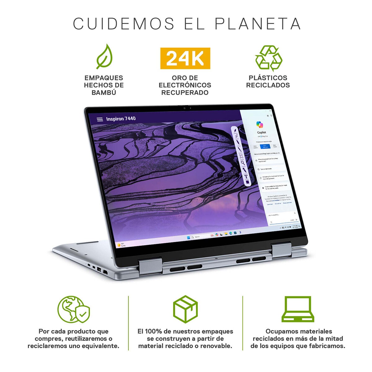 DELL Inspiron 7440 Laptop 14" Full HD Intel Core i7 16GB 1TB SSD