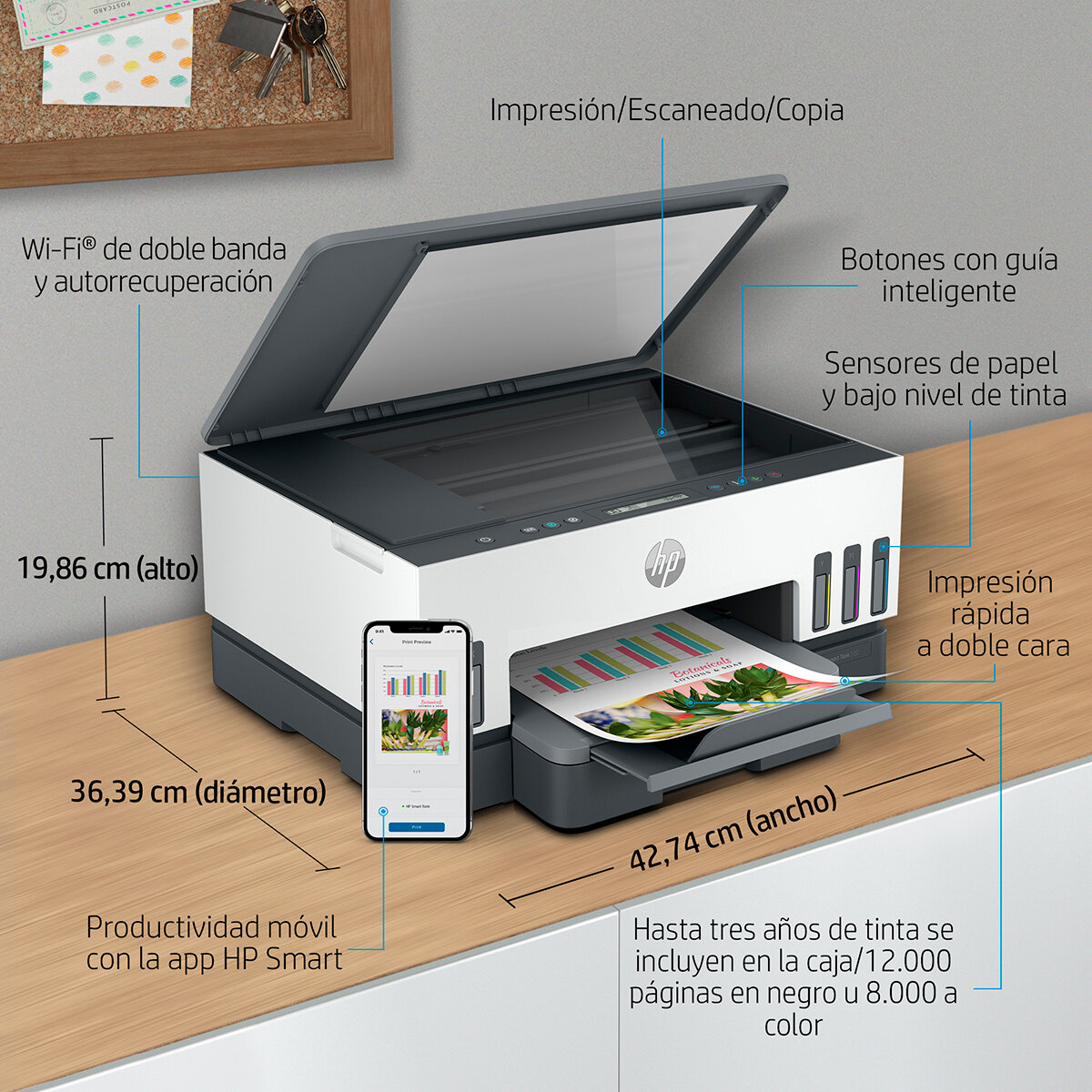 HP Multifuncional Smart Tank 720