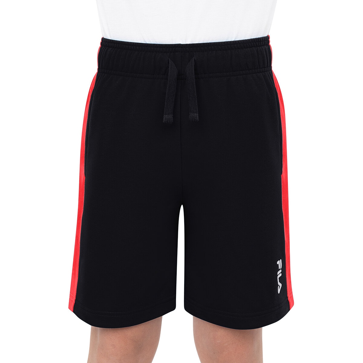 FILA Shorts 2 piezas para Niños Rojo / Negro 18 / 20 Años