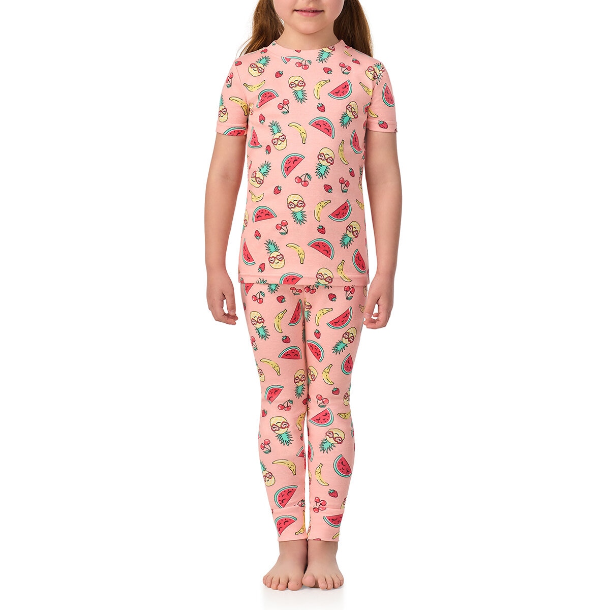 Kirkland Signature Pijama para Niños y Niñas 4 piezas Frutas 2 Años