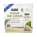 Kirkland Signature Agua de Coco Orgánica 9 l