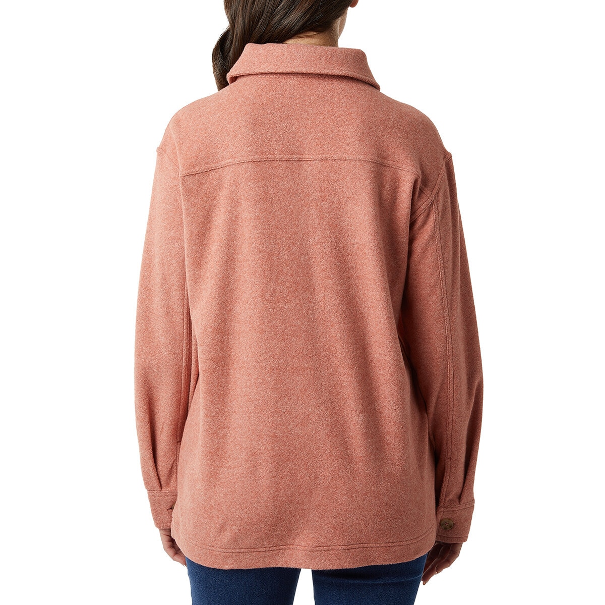 32 Degrees Heat Sobre camisa para Dama Rojo Chica