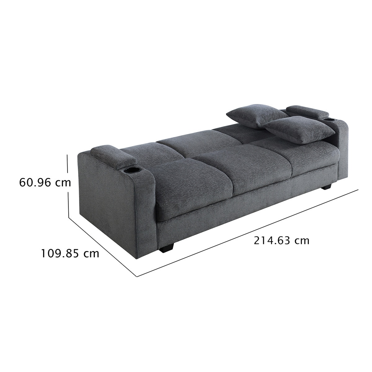 Coaster, Sofá Cama Seccional, Color Gris | Costco México