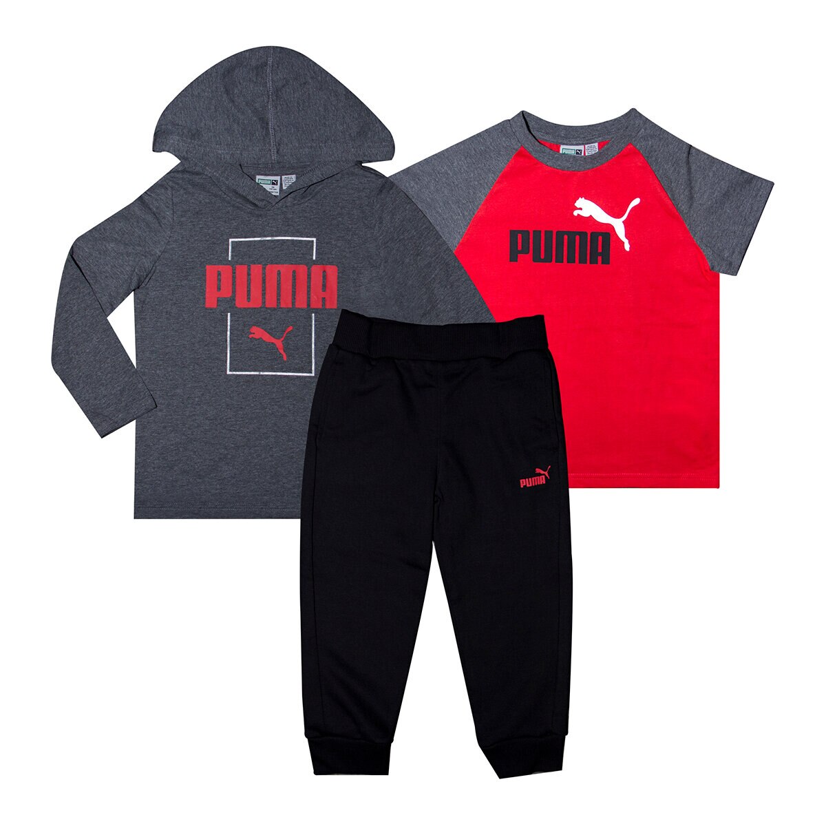 Puma Conjunto de de 3 Piezas para Niña o Niño Varias Tallas y Colores