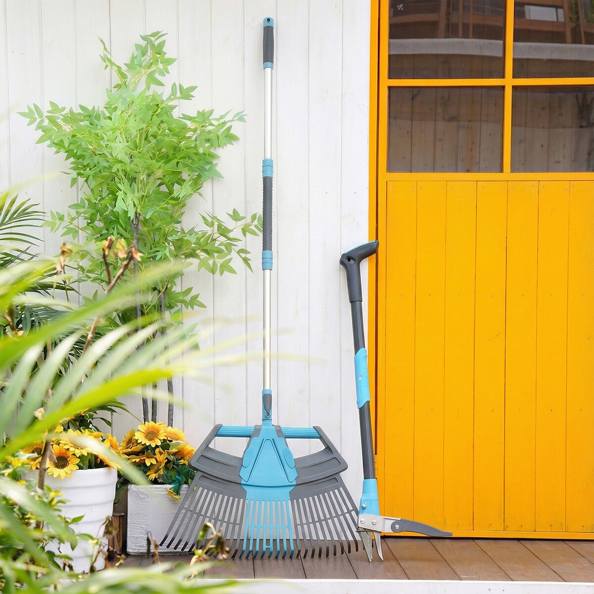 Green Market, Set Deshierbador y Rastrillo para Jardín