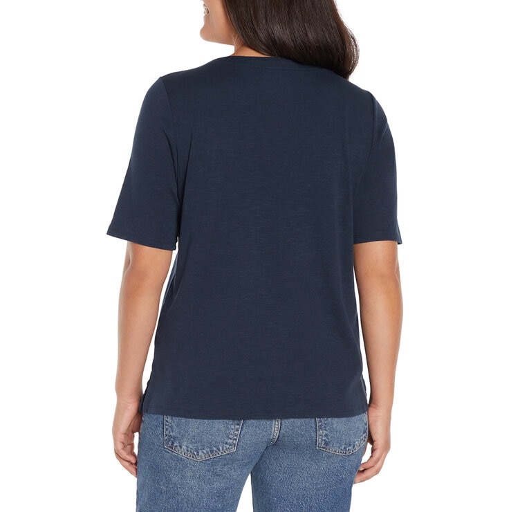 Orvis Blusa para Dama Azul Mediana
