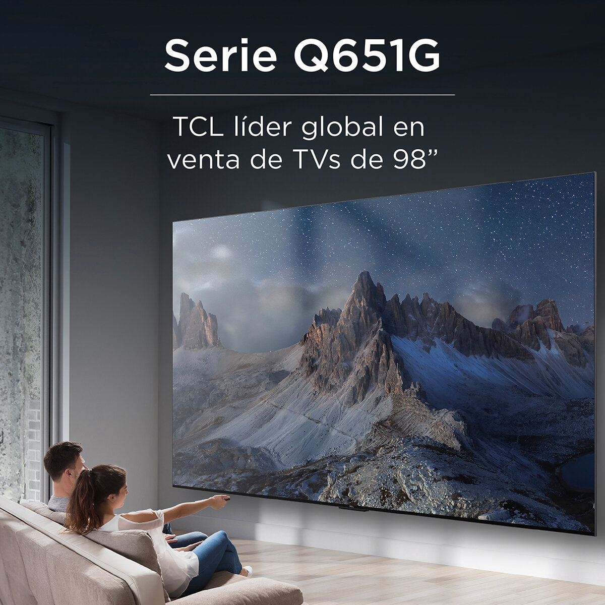 TCL Pantalla 98" 4K QLED Google TV