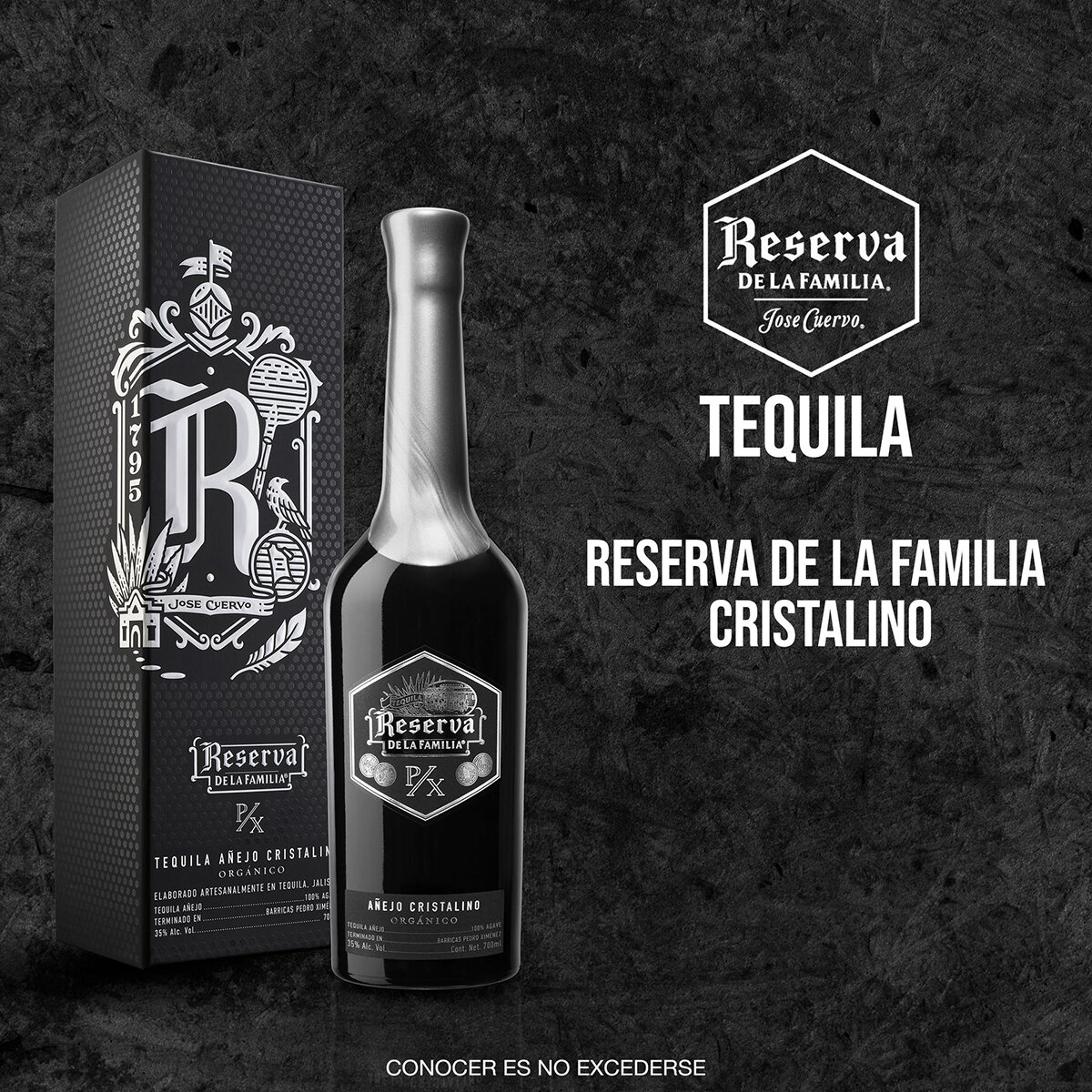 Tequila Reserva de la Familia Añejo Cristalino 700 ml