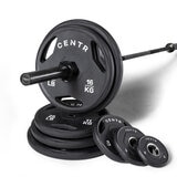 Centr Set de Barra Olímpica con Discos