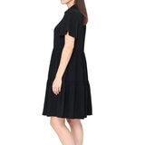 Tahari Vestido para Dama Negro Mediana