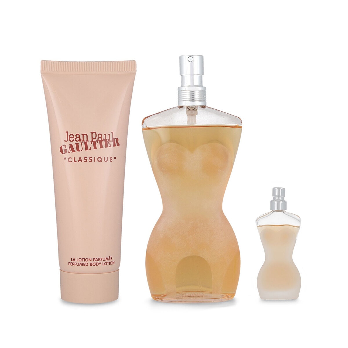 Set Jean Paul Gaultier Classique EDT Spray 100 ml + Body Lotion 75 ml + EDT 6 ml