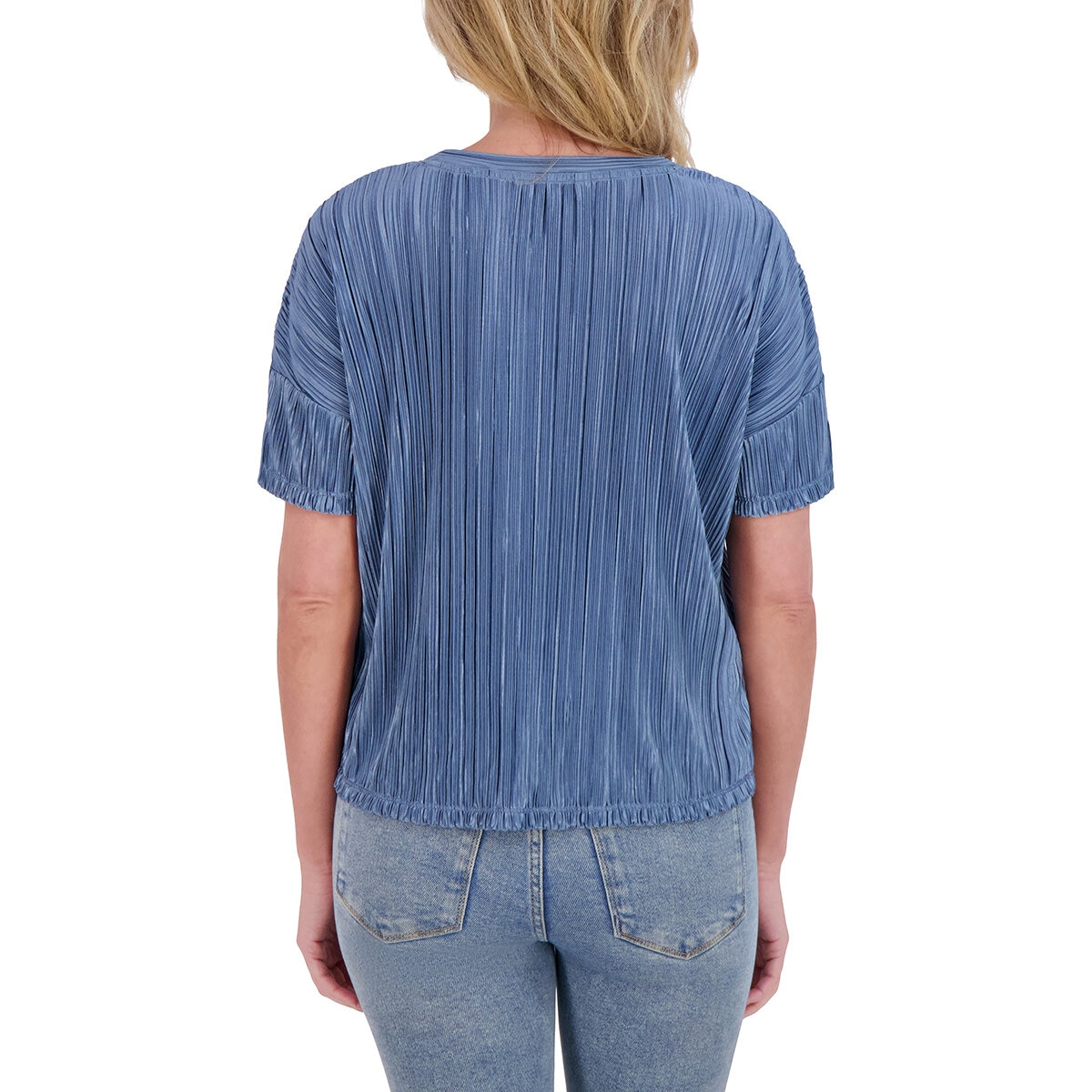 Marc New York Blusa para Dama Azul Chica