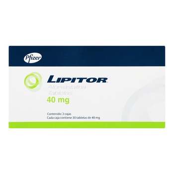 Lipitor 40mg 30 Tabletas 1+1