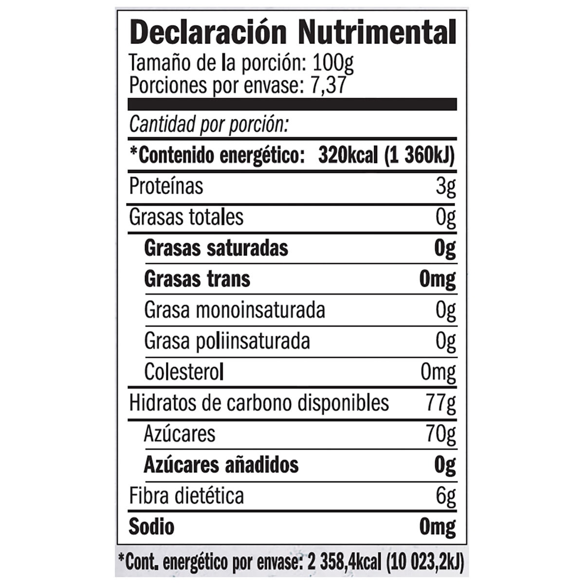 Kirkland Signature Trocitos de Piña Orgánica Deshidratada