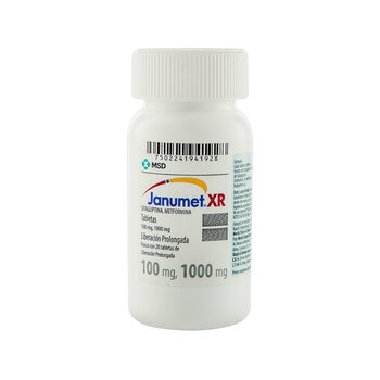 Janumet XR 100/1000 mg 28 Tabletas