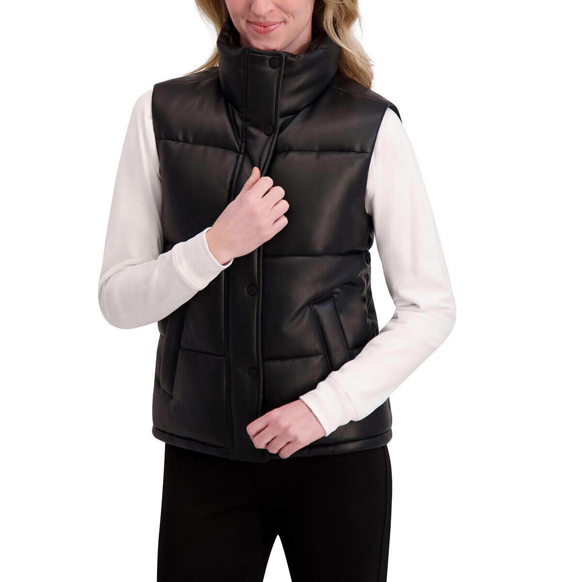 Marc New York Chaleco para Dama Negro Mediana