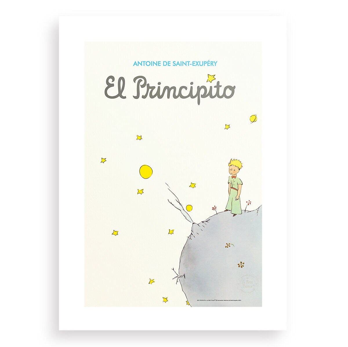 Black Is Color, Cuadro Decorativo El Principito, Enmarcado