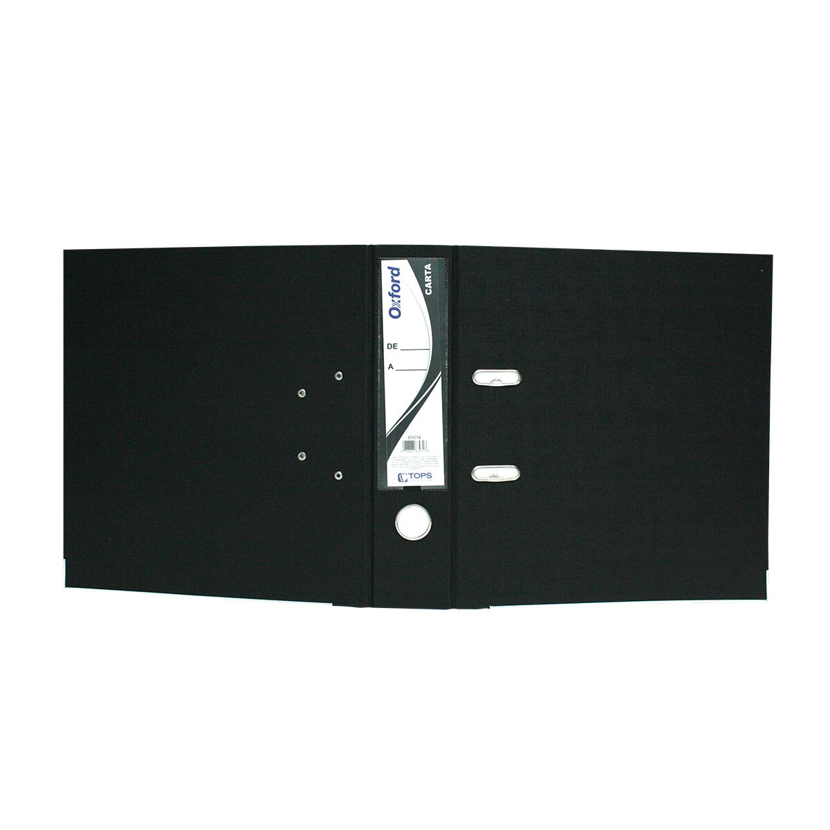 Oxford Registrador Fiscal Tamaño Carta Color Negro 4 Piezas