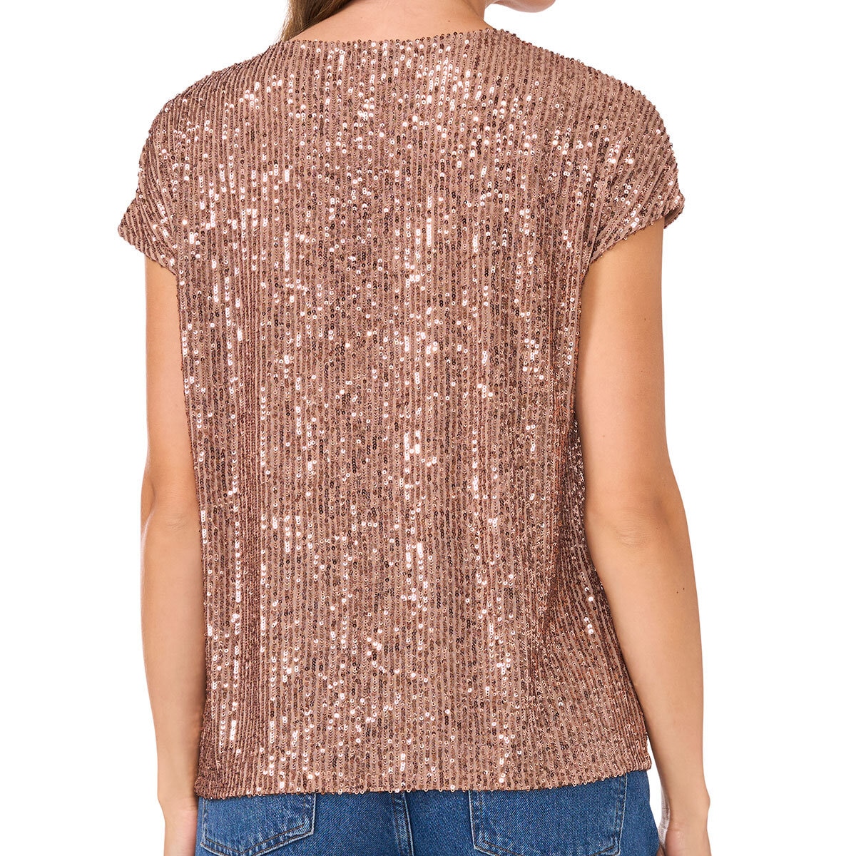 Vince Camuto Blusa para Dama Café Extra Grande