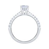 Anillo de Novia de Platino con Diamantes 1.00ctw