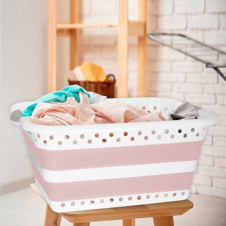 Brookstone, Cesto Plegable para Ropa (Varios colores) | Costco México