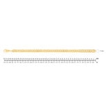 Pulsera de Eslabones, Oro 14k Pulsera de Eslabones, Oro 14k
