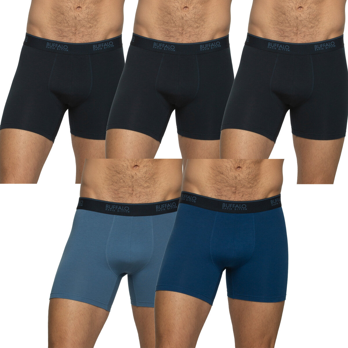 Buffalo David Bitton Bóxers para Caballero 5 piezas Varias Tallas y Colores