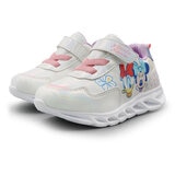 Disney Minnie & Daisy, Tenis Color Blanco con Luces, para Niña Varias Tallas