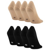 K.Bell Calcetines para Dama 8 pares 4 beige y 4 negros