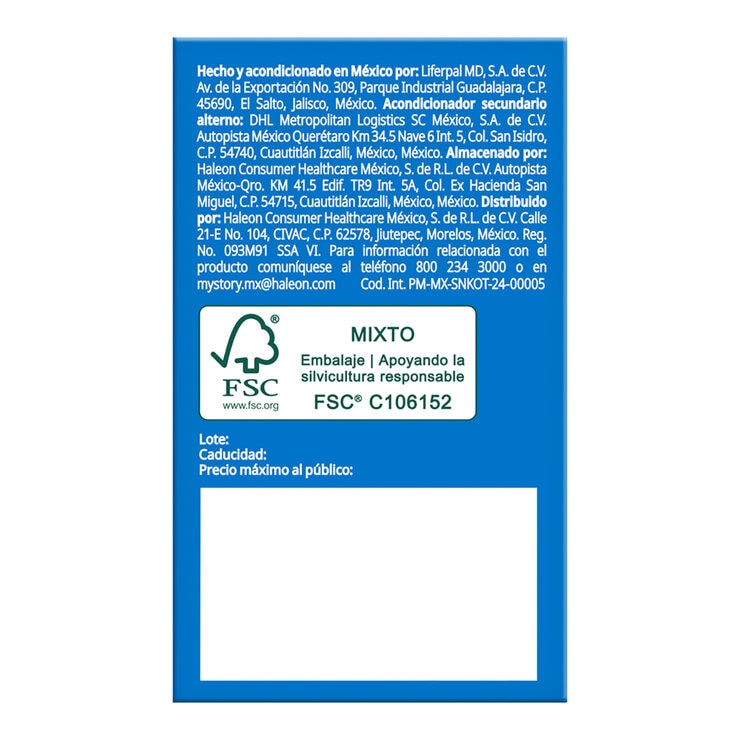 Senokot F Senósidos A-B 17.2mg Laxante Natural 30 Tabletas