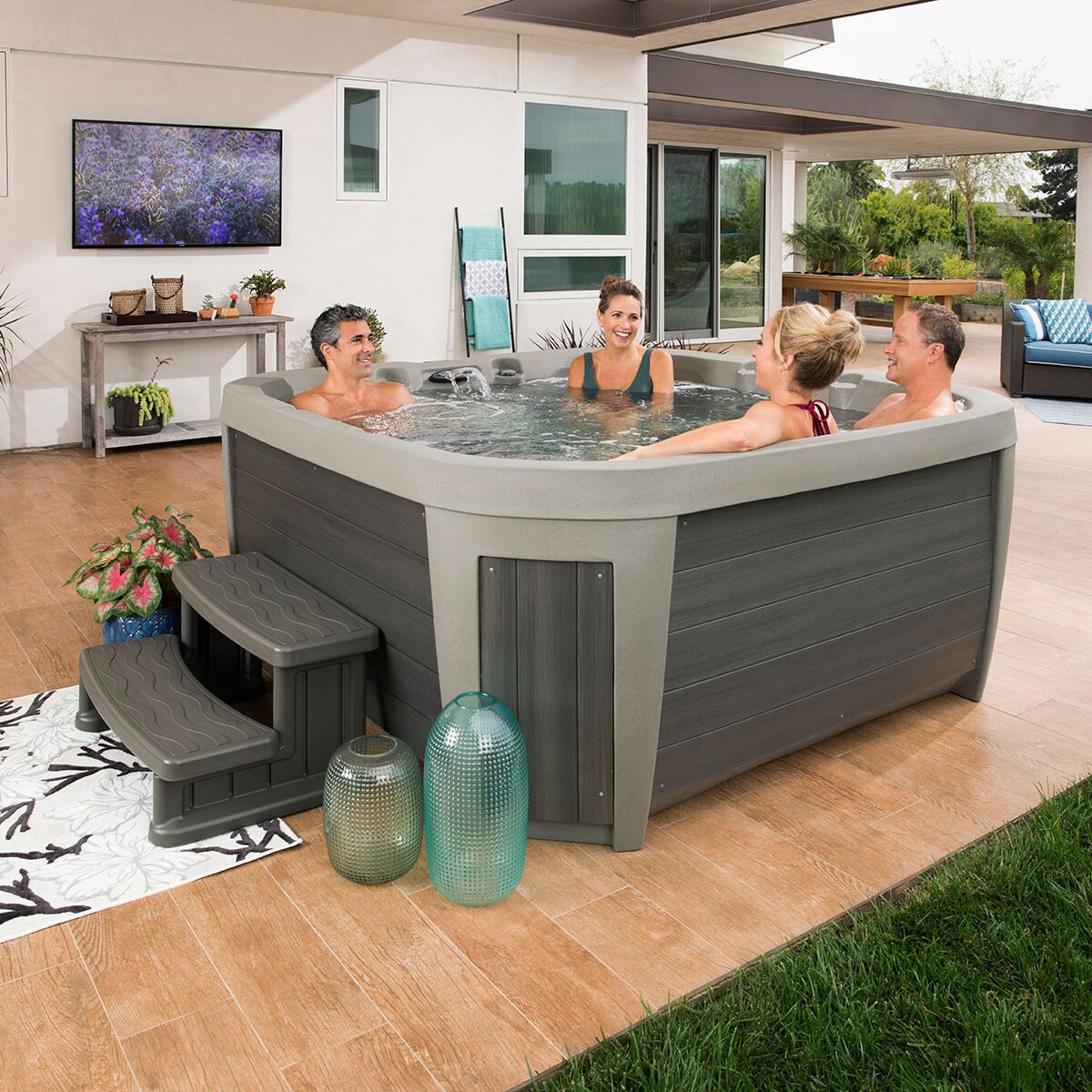 Spa de Hidromasaje Aquaterra Lounger, 5 Personas | Costco México