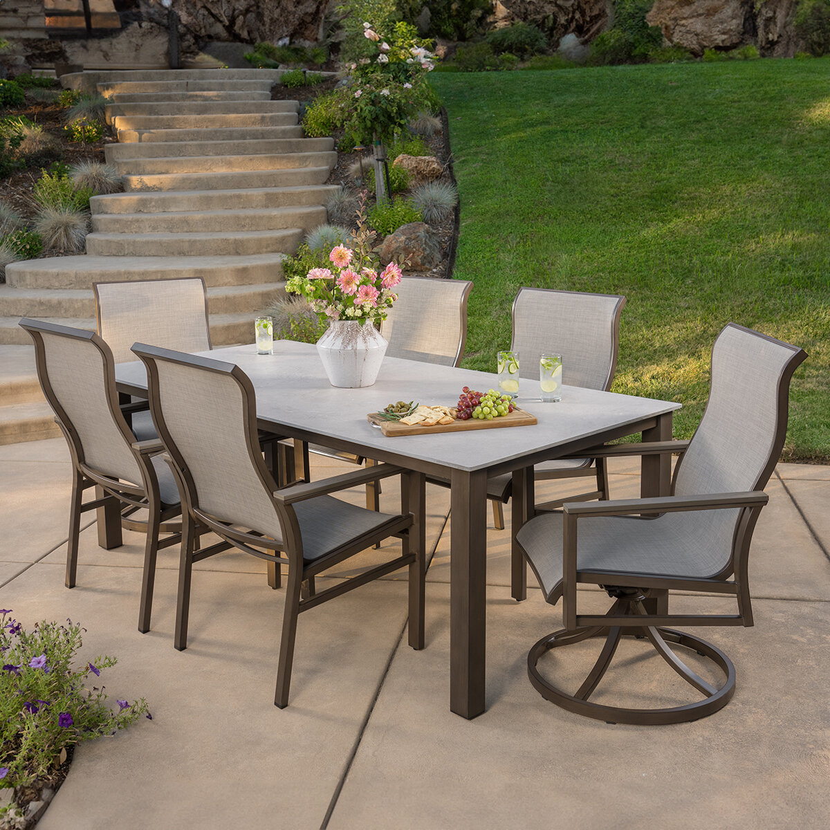 SunVilla, Nichols Comedor de 7 Piezas para Patio
